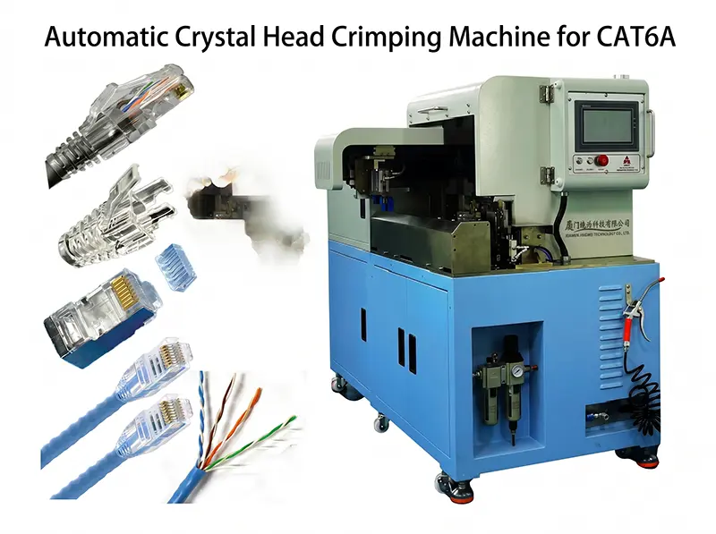 Máy Ép Đầu Crystal Tự Động WPM-CAT6A – Ép Dây Cáp Mạng Chính Xác, Năng Suất Cao
