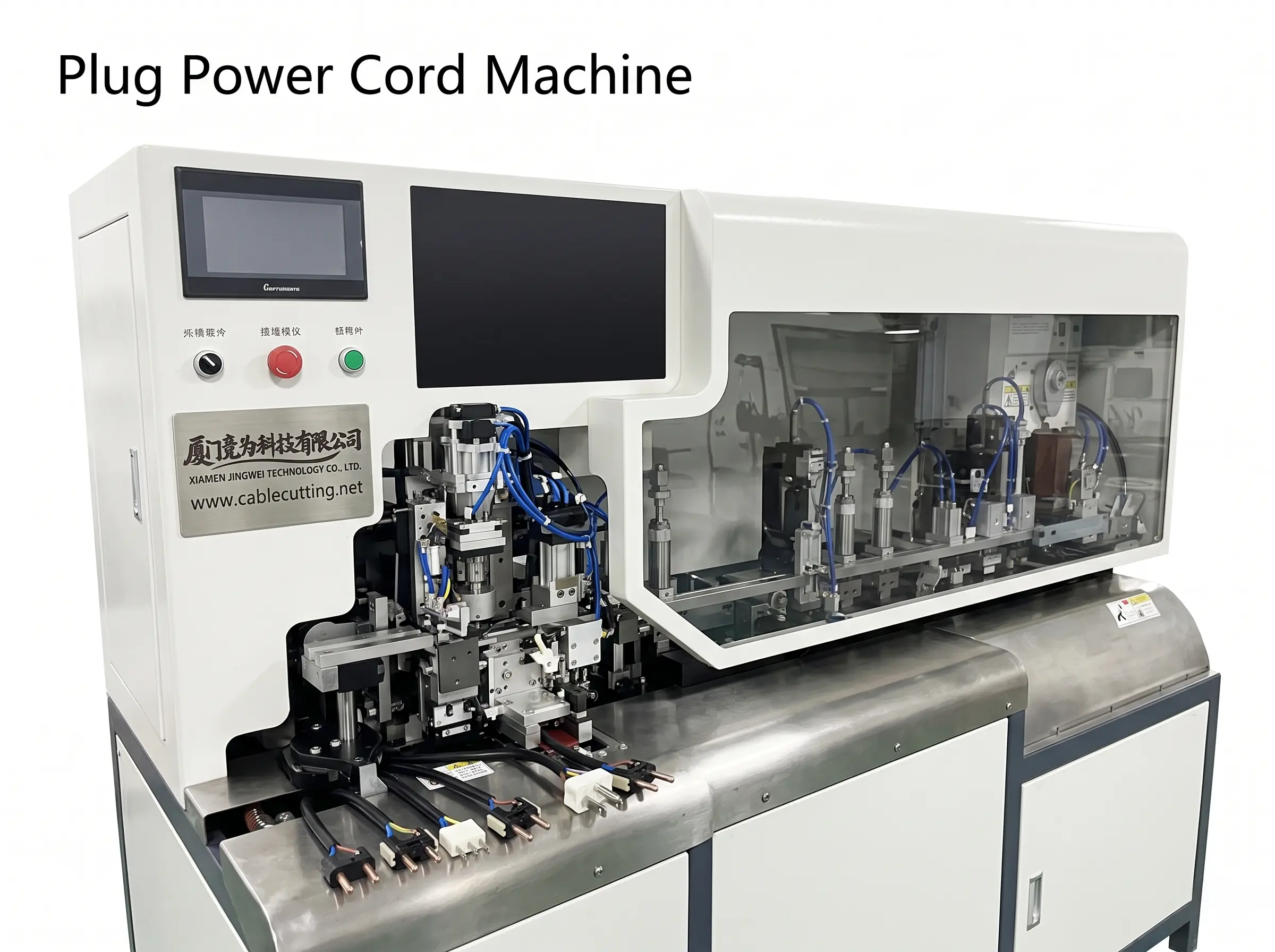 Máy tự động gia công dây nguồn phích cắm US/EU chất lượng cao