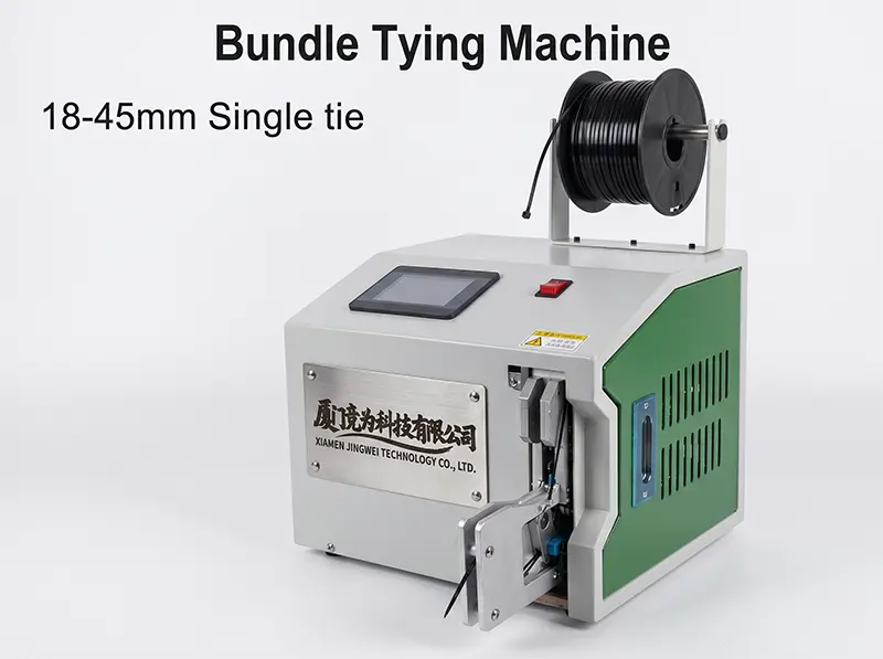 Máy Buộc Dây Tự Động Màn Hình Cảm Ứng Cho Dây 18-45mm WPM-845C - Bó Dây Nhanh Chóng