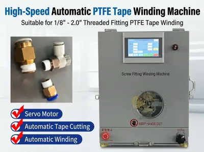 Máy Quấn Băng PTFE Tự Động Chuyên Dụng WPM-1308 Thumb