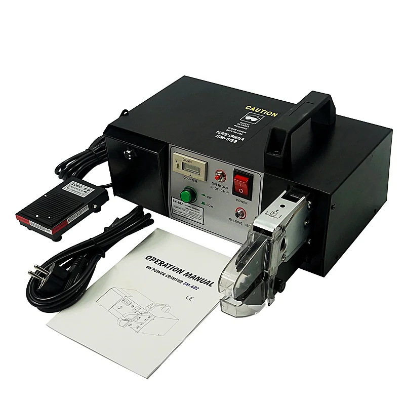 Narzędzia zaciskowe Różnorodność terminali wyposażone Elektryczne maszyny do zaciskania zacisków EM-6B1 EM-6B2, zaciskanie zacisków, zaciskanie kabli, maszyny zaciskowe