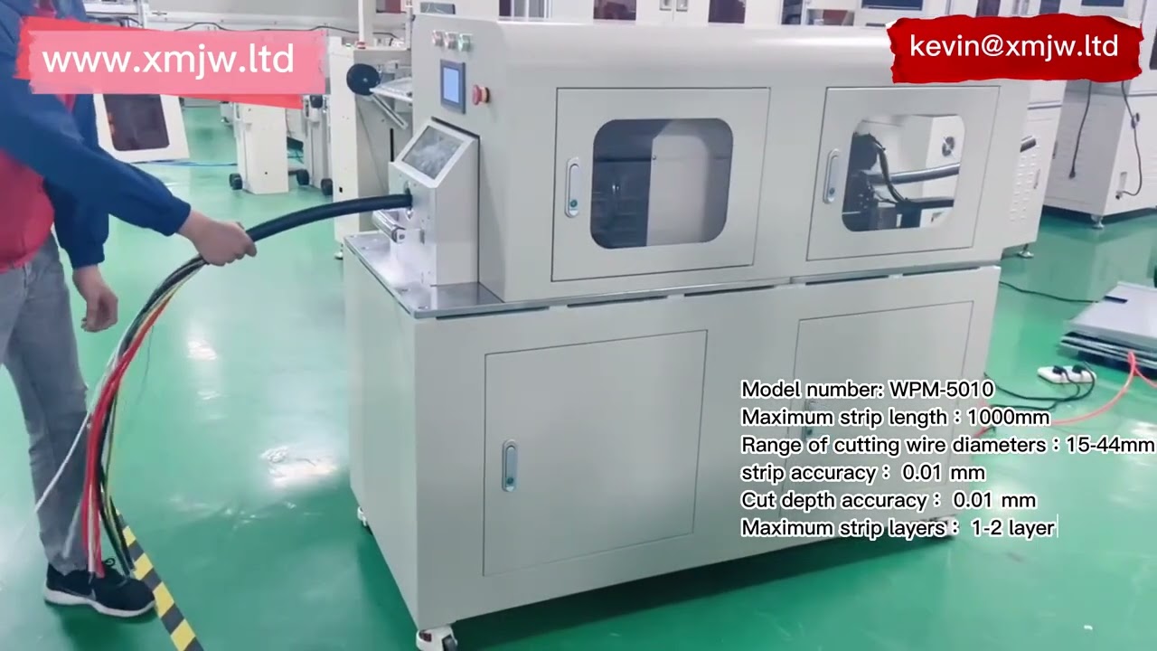 Large square rotary cable stripping machine WPM-5010