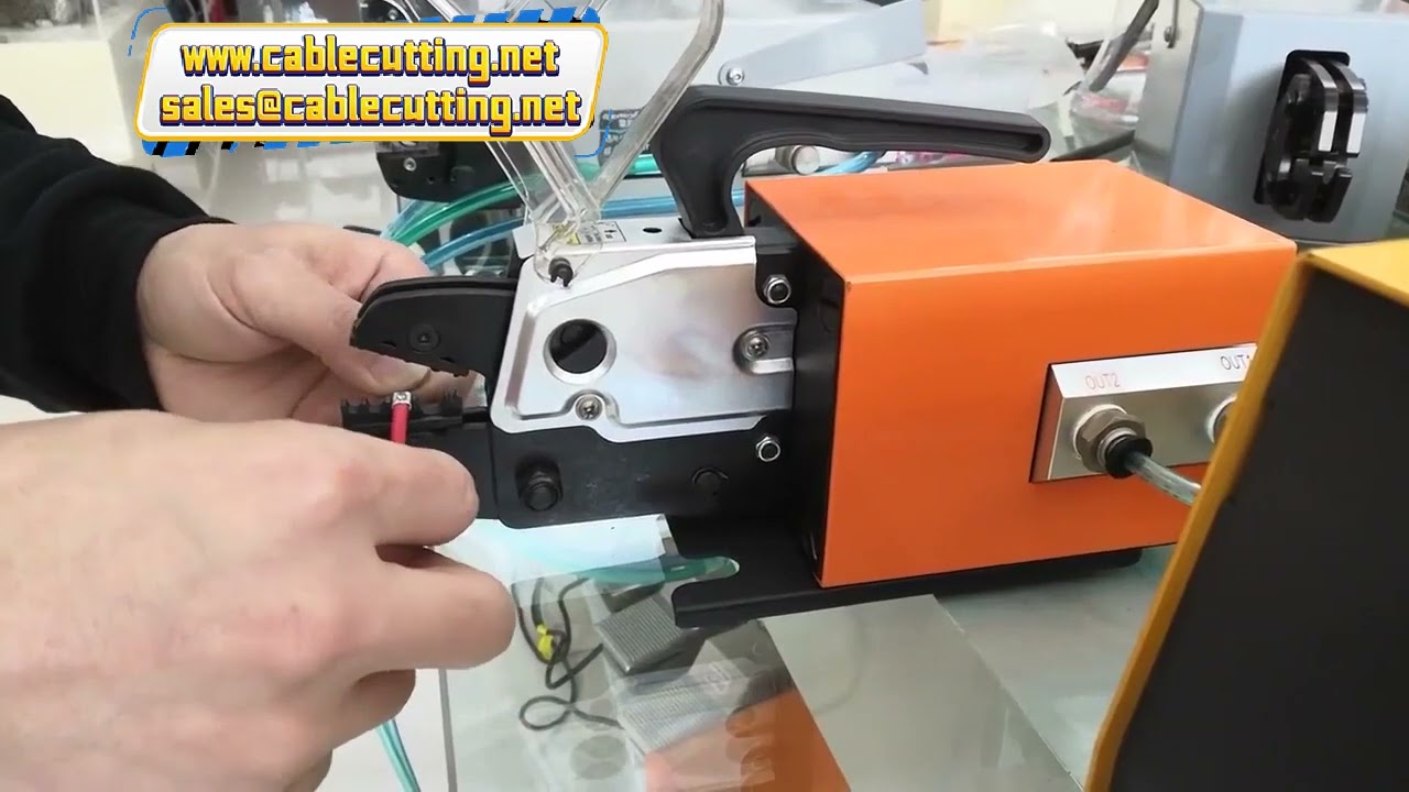 Máy bấm đầu cốt khí nén bán tự động - Miễn phí vận chuyển, bấm dây cáp cosse chuyên nghiệp