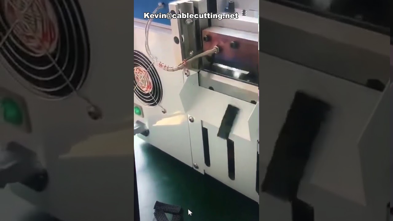 Tube Cutting Machine Tube Heat Shrink Sleeve Cutting Machine  Pvc Rubber La 100a Automatic Pipe Hot