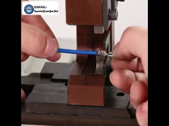 OTP Molds Vertical Wire Terminal Crimping Machine Applicator Side Feeding Coil Terminal Crimp Die