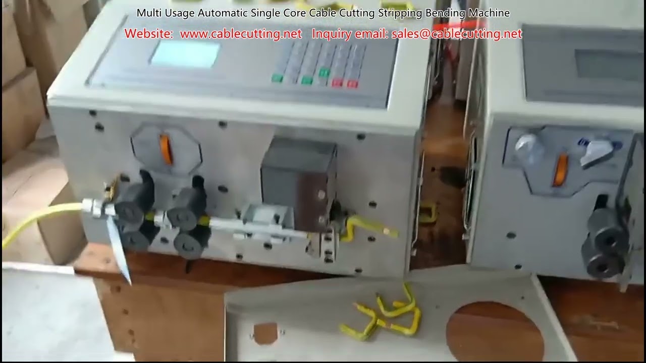 Multi-Usage Automatic Single-Core Cable Cutting Stripping Bending Machine