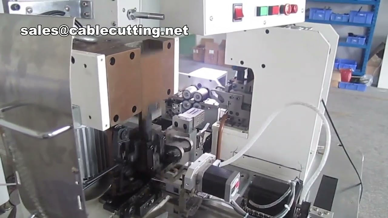 Máy cắt, tuốt và bấm đầu cáp dẹt tự động – Tối ưu gia công cáp công nghiệp