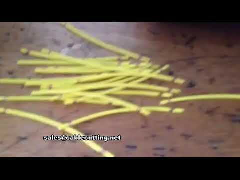 Automatic wire cutting and stripping machine, single small wire stripper