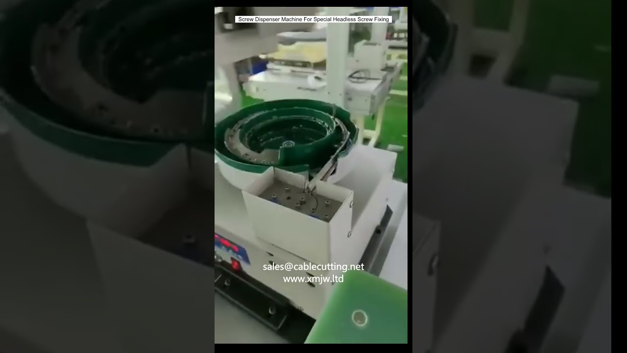 Screw Dispenser Machine For Special Headless Screw Fixing