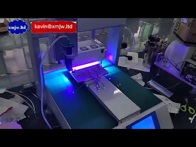 Xyz Axis Table Glue Dispensing Machine With Uv Light
