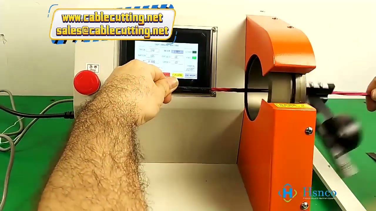 Wire Cable Harness Tape Wrapping Machine Car Wire Glue Cloth Taping Tool Wrap Around Winding Equipme