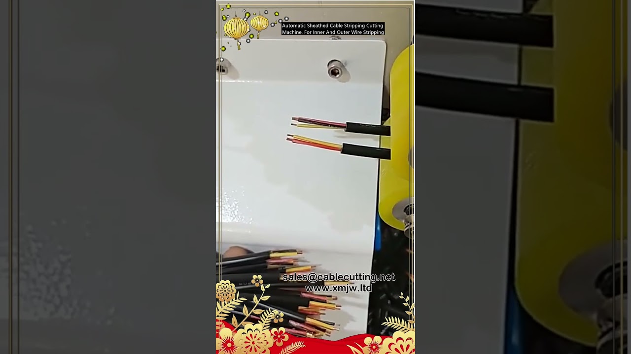 Automatic Sheathed Cable Stripping and Cutting Machine for Inner and Outer Wire