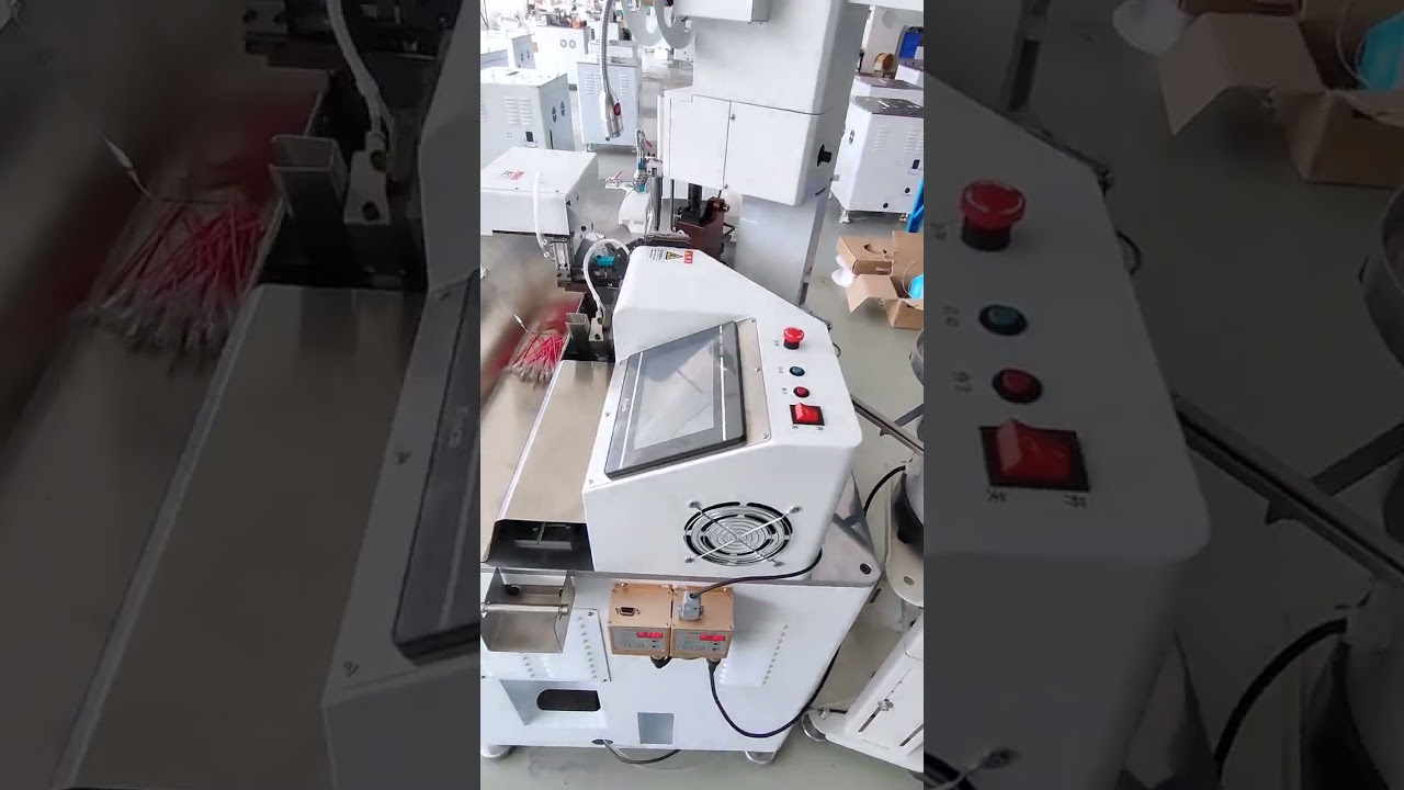 Automated Wire Tinning and Housing Insertion Machine for Harness Processing