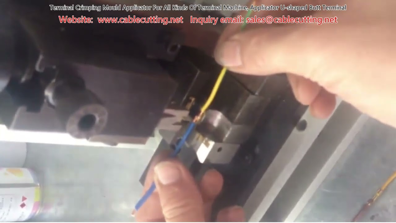 Terminal Crimping Mould Applicator For All Kinds Of Terminal Machine, Applicator U shaped Butt Termi