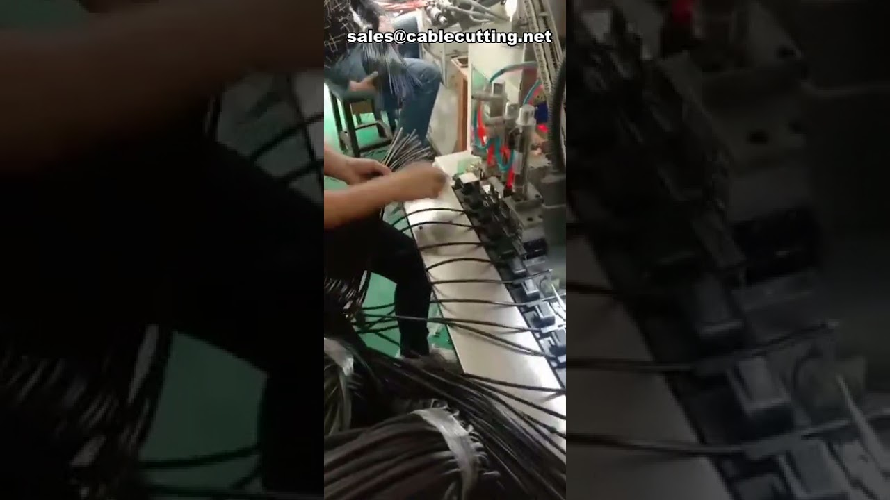 Automatic Tow Pin Plug Terminal Crimping Machineusb Data Cable Manufacturing Machine For Sell, Autom