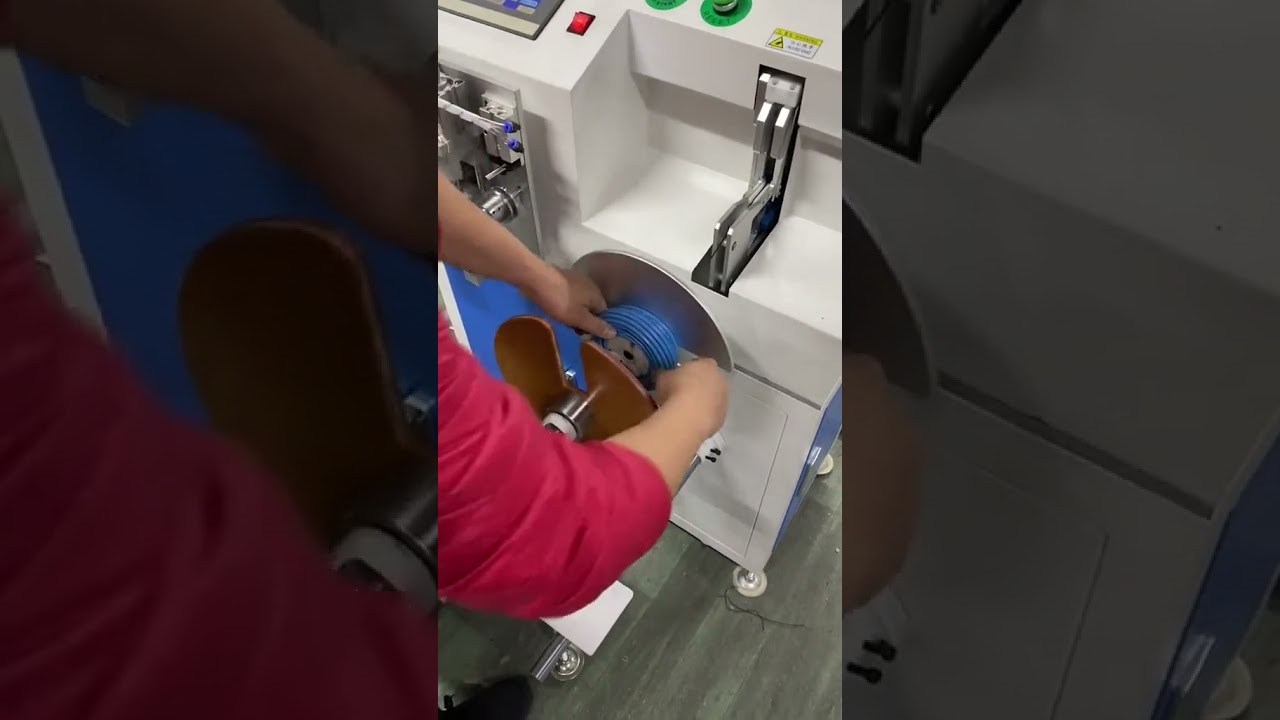 Fast & Accurate Metering & Tying Wire Coiler with Neat Winding #factory #machine