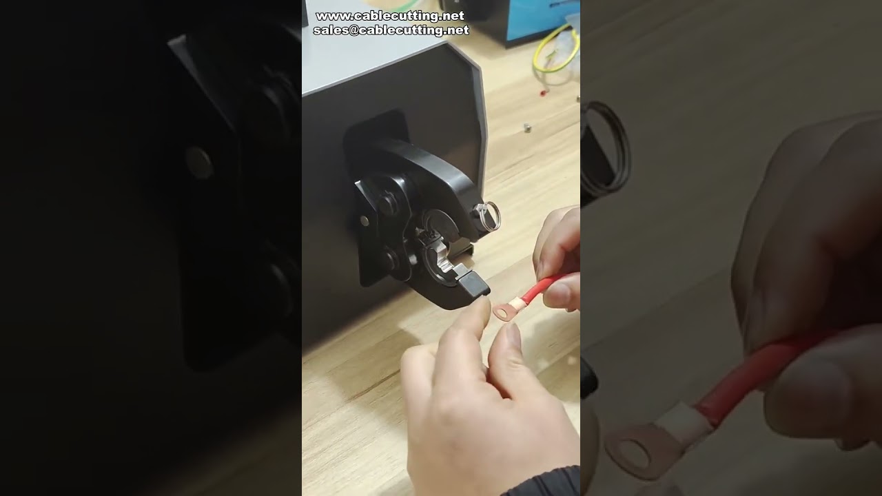 120-L Pneumatic Wire Crimper for Open Lugs 5-300A