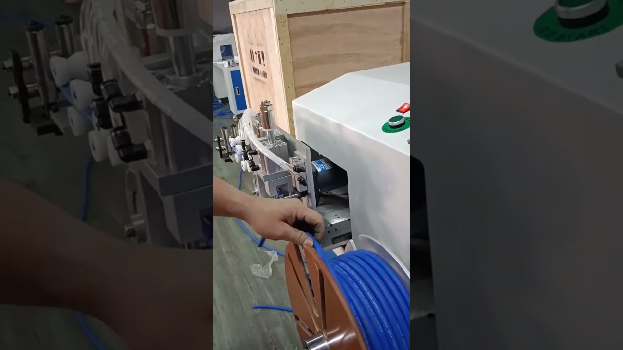 Rubber Hose Automatic Meter Counting, Sorting, Cutting & Coiling Machine Precise Metering #factory