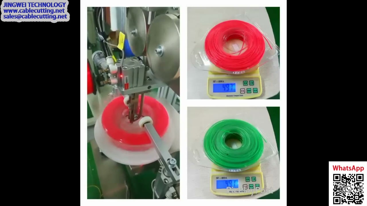 Vertical Blister Packaging Machine for Bulk Trimmer Line Spools