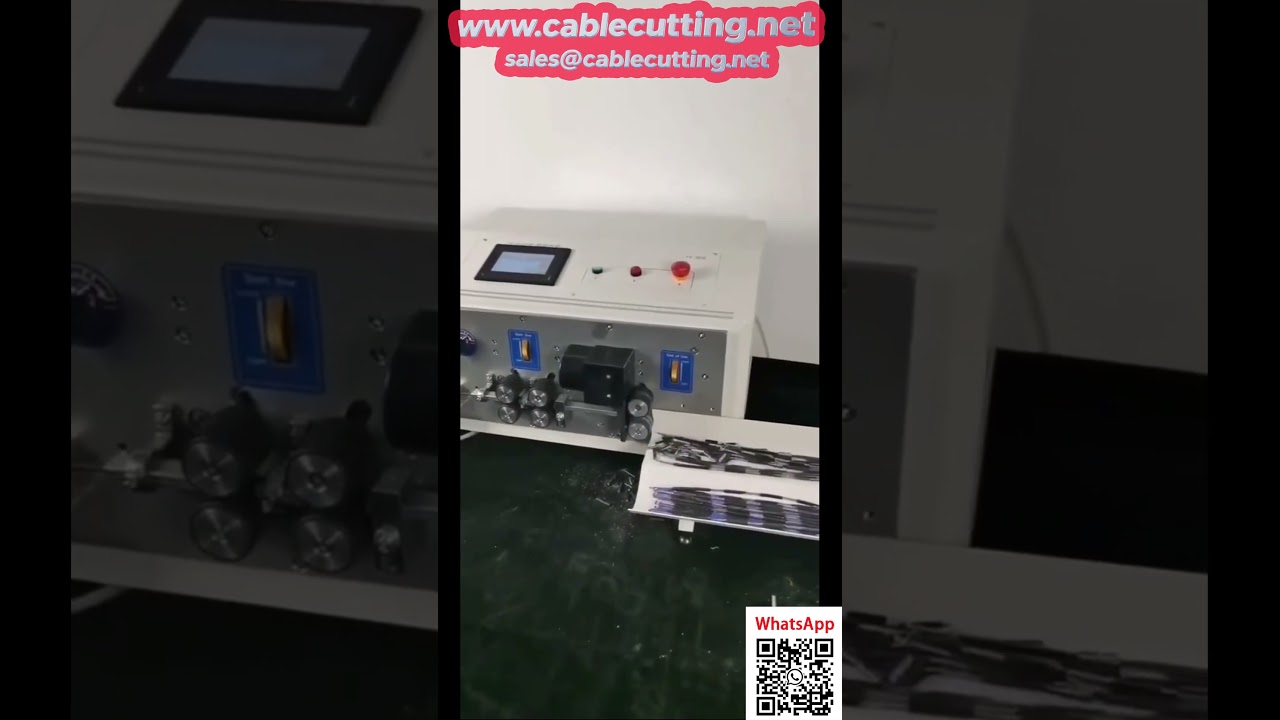 Máy bóc vỏ trung gian tự động tốc độ cao cho cáp dẹt có vỏ bọc