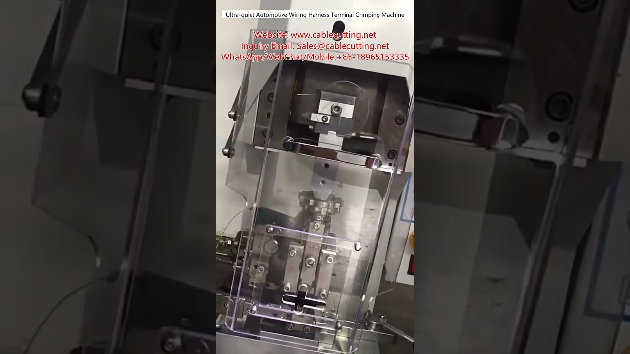 Ultra-Quiet Automotive Wiring Harness Terminal Crimping Machine