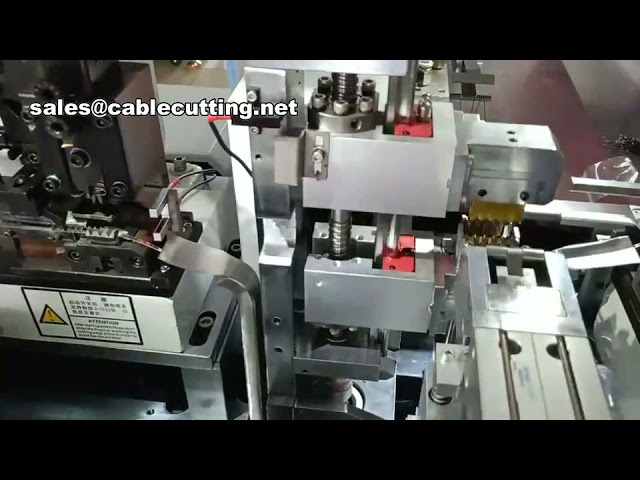 Automatic Terminal Crimping Machine Double Head Terminal Machine Fully Automatic Wire Crimper, Termi