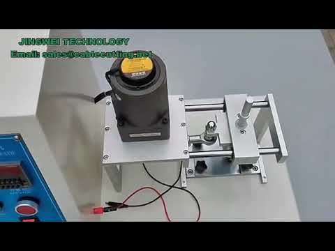 Fully Automatic Automotive Wire Harness Wear Tester for Insulated High Voltage Cable Jacket Scraping