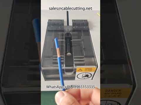Máy tuốt dây cáp điều chỉnh lưỡi dao tự do | Máy bóc vỏ dây điện tự động cho nhà máy