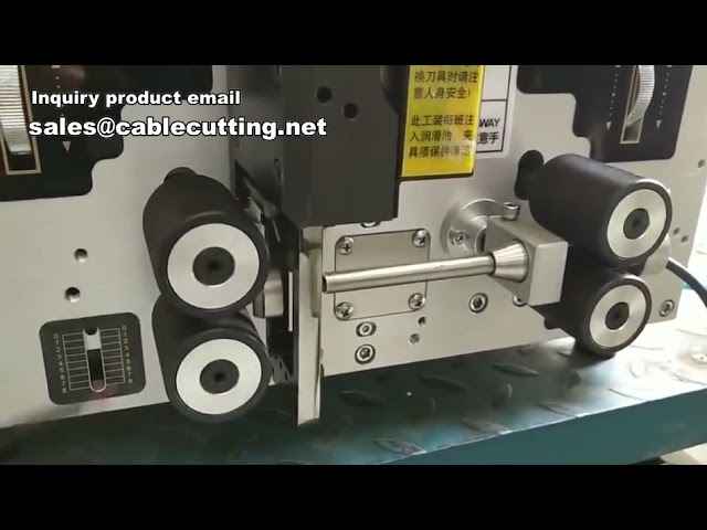 Automatic Cable Wire Cutting and Stripping Machine | Wire Jacket Stripper