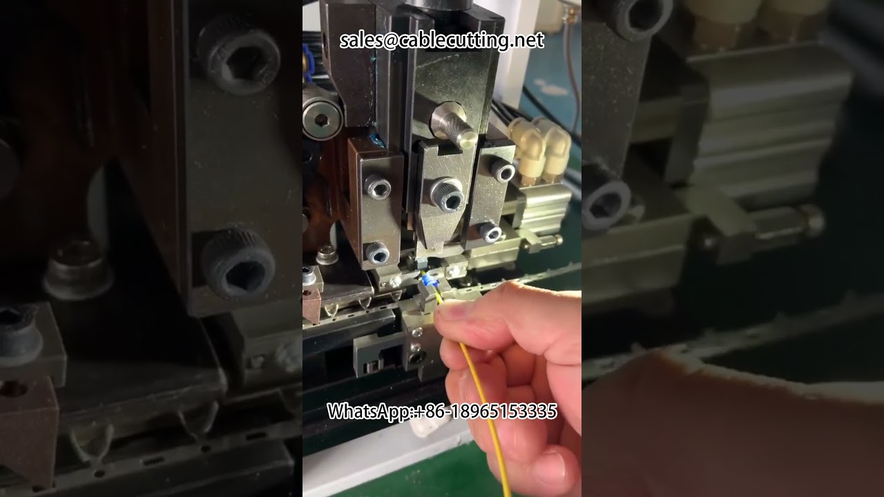 Semi automatic waterproof plug terminal crimping machine #stripping machine #harness Equipment #term