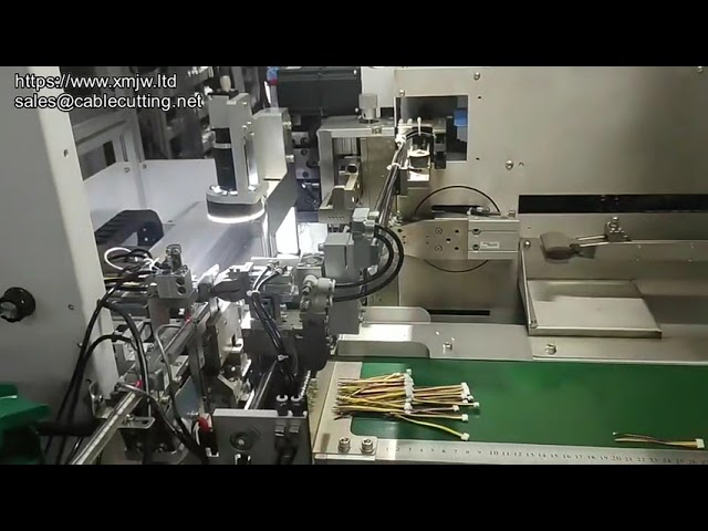 Full Automatic Double Ends Wire Cable Crimping Terminal Housing Inserting Machine