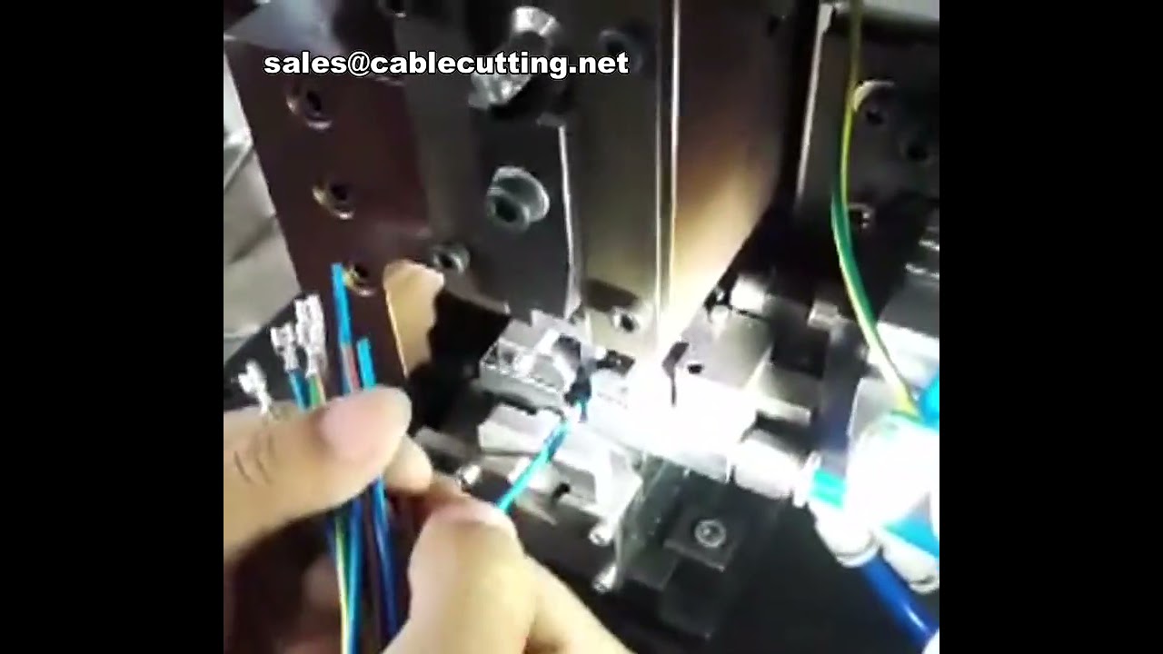 Máy tuốt dây và bấm đầu cốt khí nén ngang - Bấm đầu DC/AC cho dây đa lõi