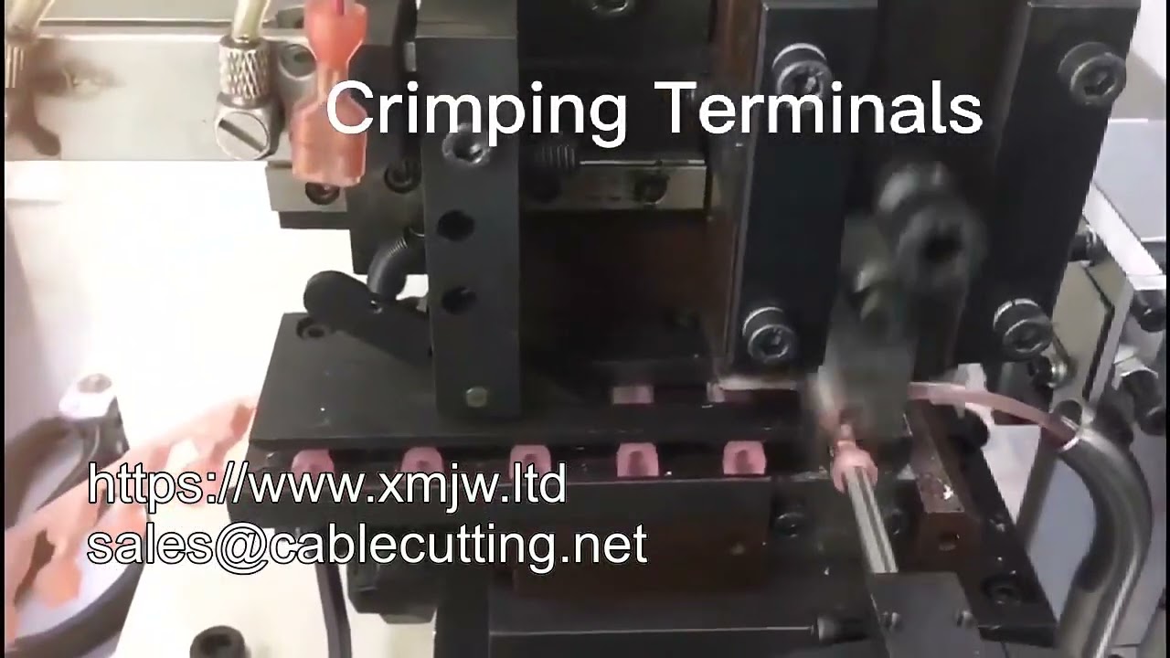 40t Semi automatic Crimping Machine For Big Cable Harness High Precision Electrical Terminals Crimpe