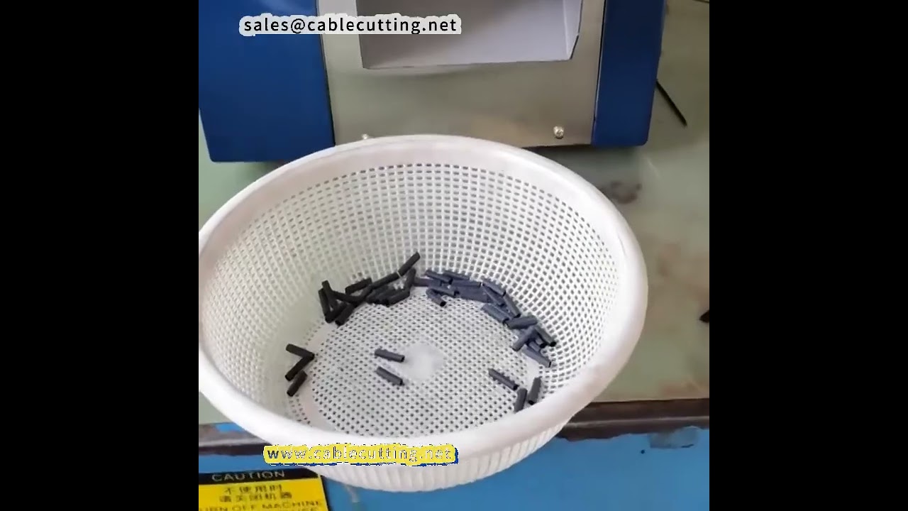 Computer pipe cutting machine automatic heat shrinkable tube silicone plastic Teflon cut machine