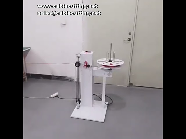 Horizontal and vertical wire feeder, two way induction heavy wire pay off machine, double wire pay o