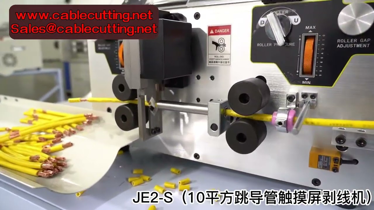 Wire 0 1 10mm2 Cable Peeling Automatic Computer Wire Cutting Stripping Machine PVC Teflon Braided St