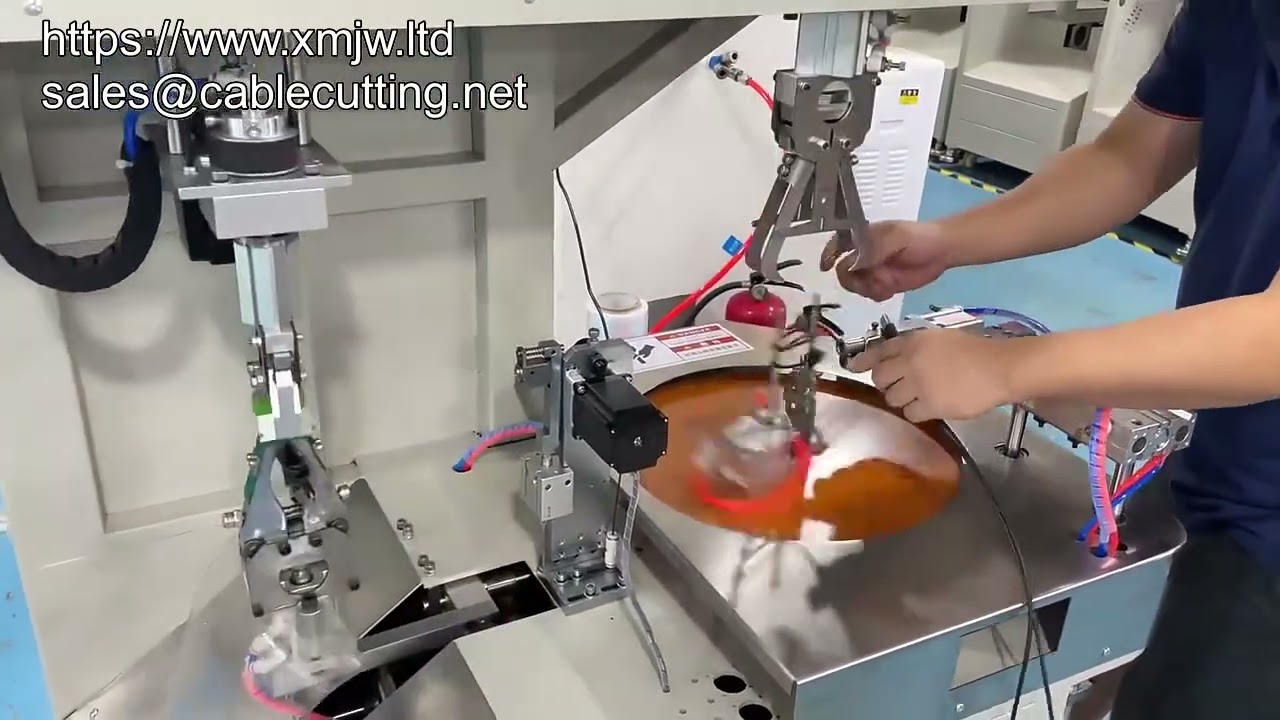 Automatic 8-Shape Wire Winding and Tying Machine for Thick Wires