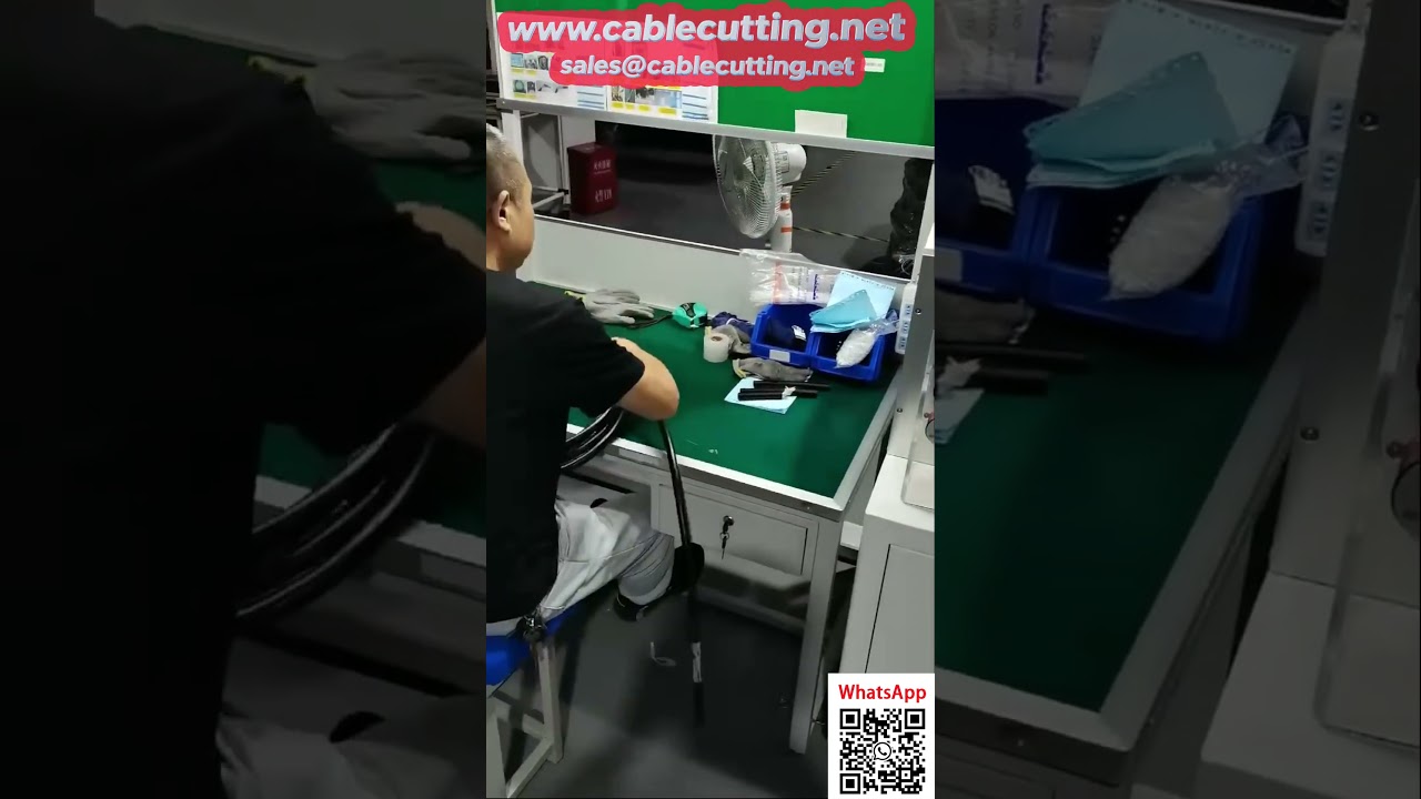 Desenrollador y peladora automática personalizada para cables de nueva energía de gran sección