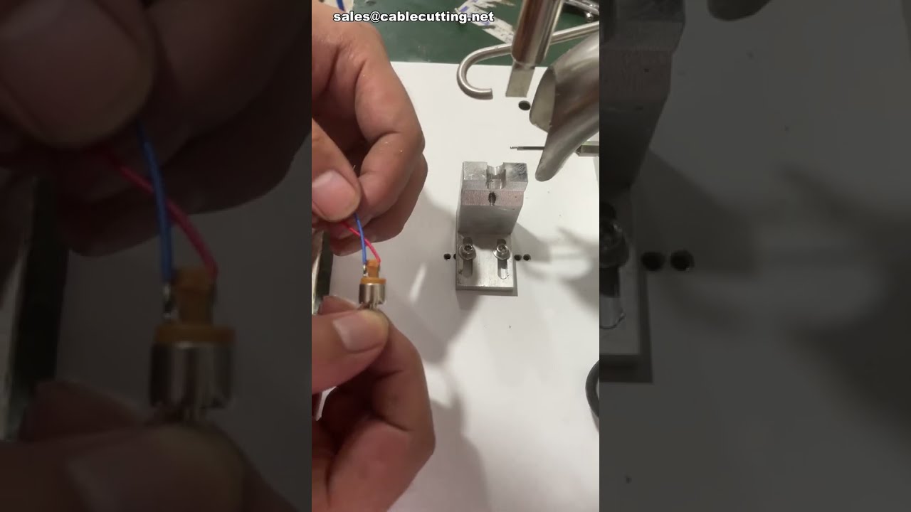 Audio Connector Soldering Machine #factory #machine