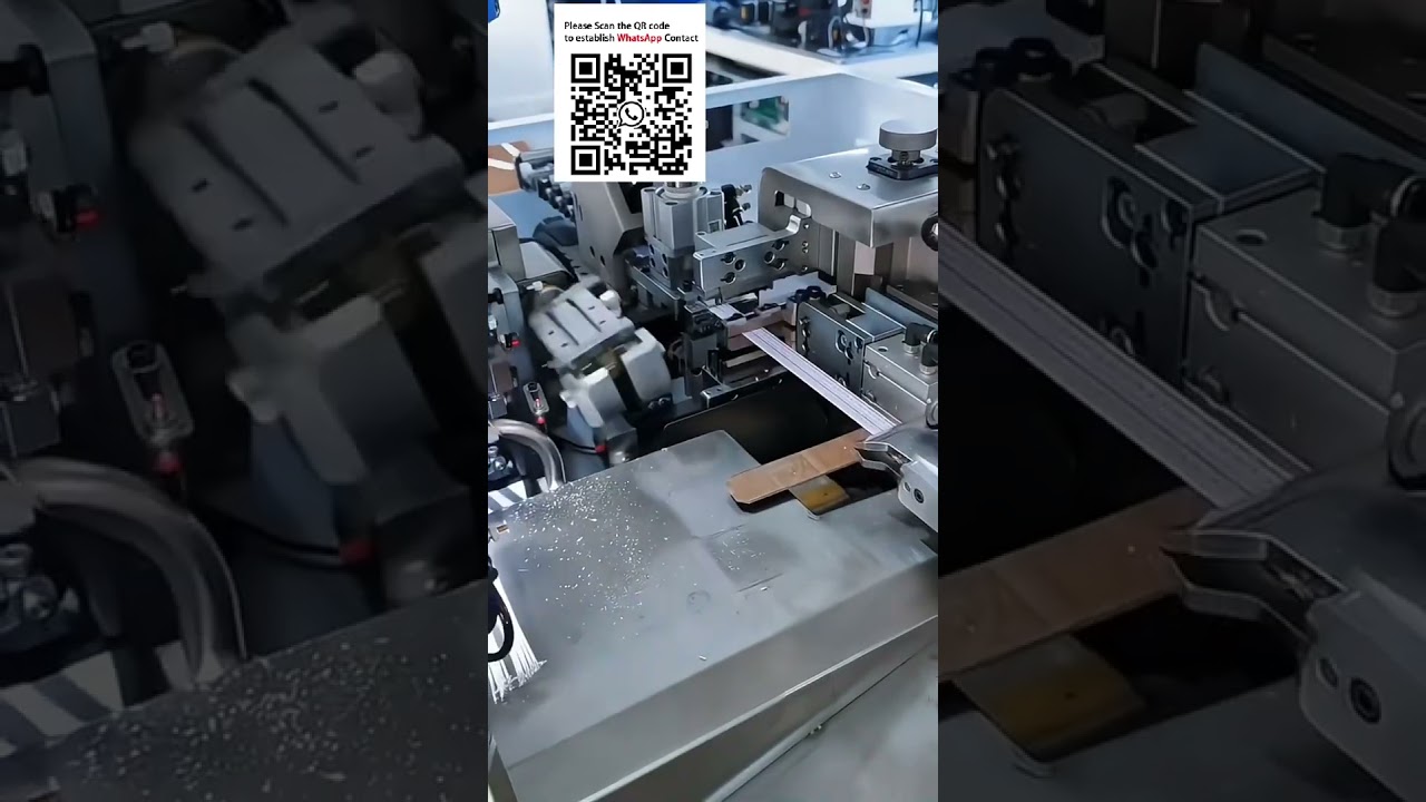 8 Wire Parallel Double End Ribbon Cable Crimping Machine #Smart Manufacturing