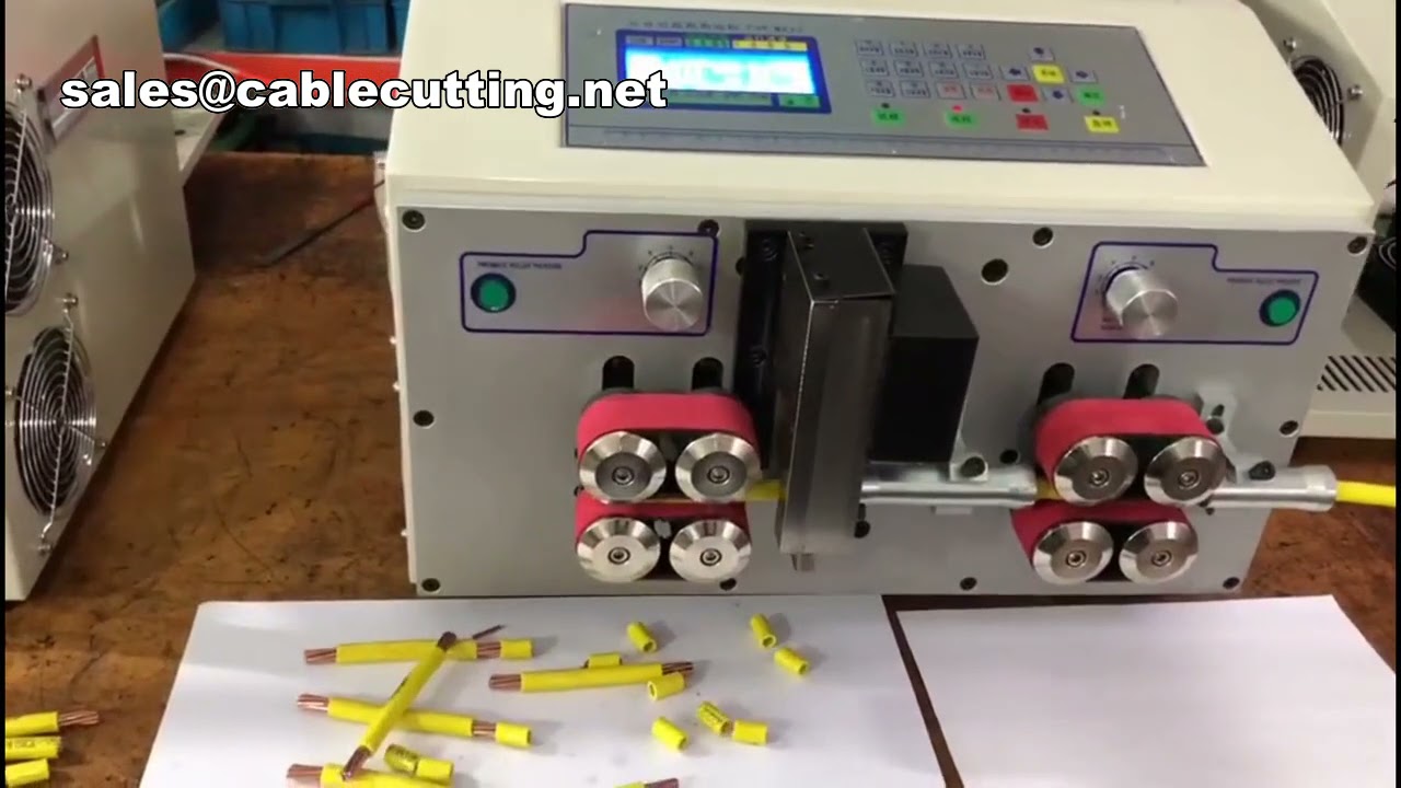 Automatic Electrical Sleeve Manual Straighten Wire Stripper Cutter Tools,Large Cable Making Machine,