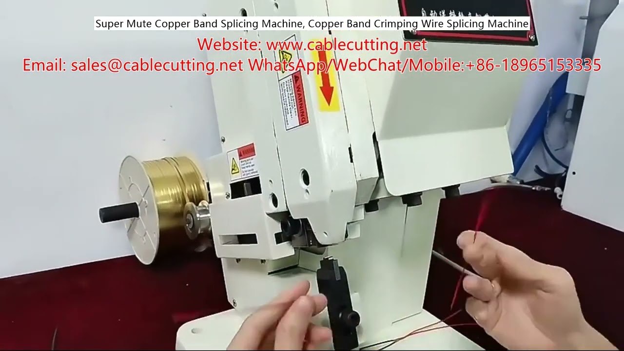 Super Mute Copper Band Splicing Machine, Copper Band Crimping Wire Splicing Machine