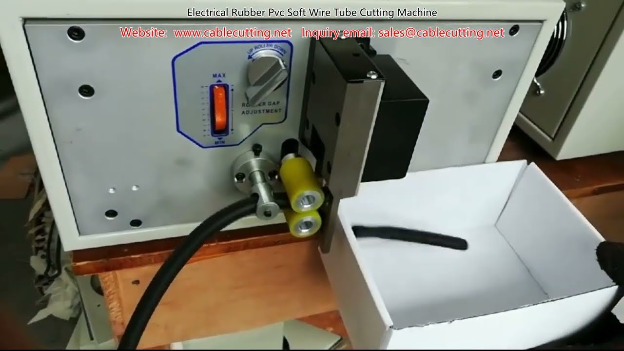 Máy Cắt Ống Cao Su/PVC Dây Điện Tự Động Chính Xác