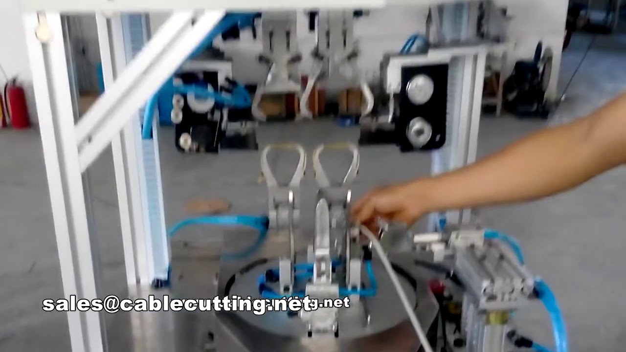 Toroid cable winding and bundling machines