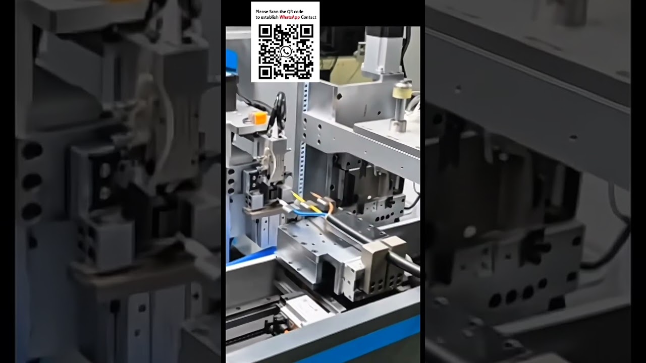 Custom Automated EV Charging Gun Cable Processor Strip, Insert Sleeve, Crimp Terminal