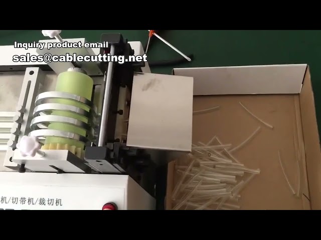 Máy cắt ống PVC và ống co nhiệt tự động cho dây cáp ô tô – Cắt chính xác, hiệu suất cao