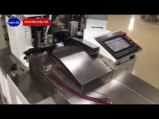 Fully Automatic Wire Cutting, Stripping & Double-Head Terminal Crimping Machine