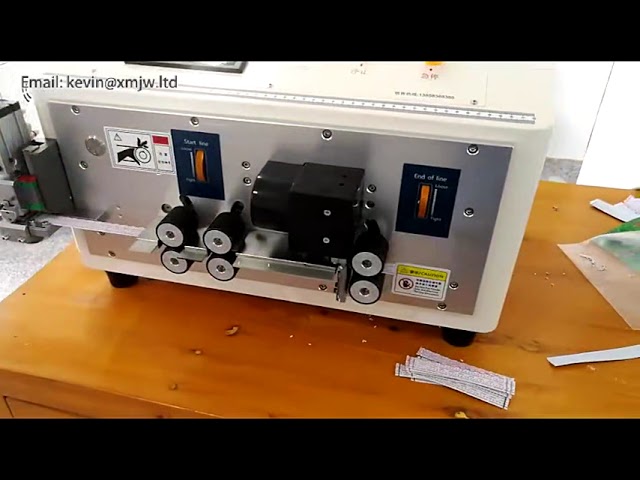 PVC sheath wire stripping machine automatic cable cut strip machine flat round wire tube cut equipme