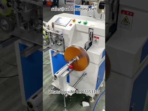 Máy quấn và buộc cuộn dây tự động, đếm chính xác số mét - Chia cuộn lớn thành cuộn nhỏ