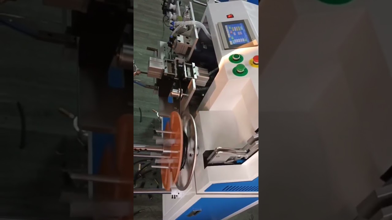 Automatic Meter Counting, Sorting, Stripping, Cutting, Winding & Tying All in One Machine #machine